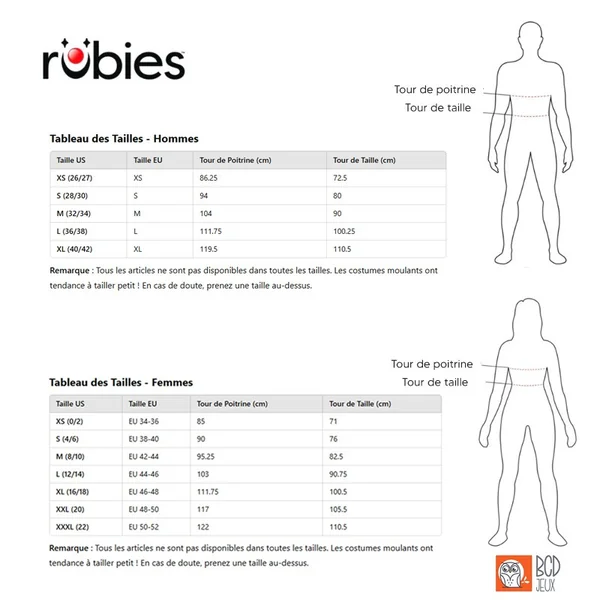 Déguisement classique adulte Spider-man XL - Rubies
