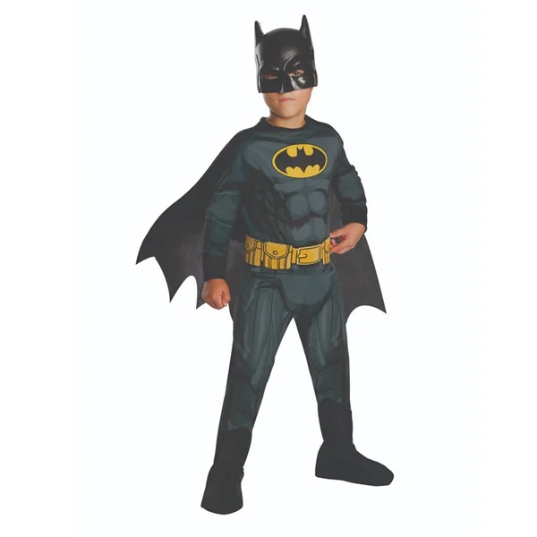 Déguisement classique Batman Noir et Jaune 7-8 ans - Rubies