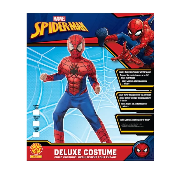 Déguisement luxe Spider-Man 5-6 ans - Rubies