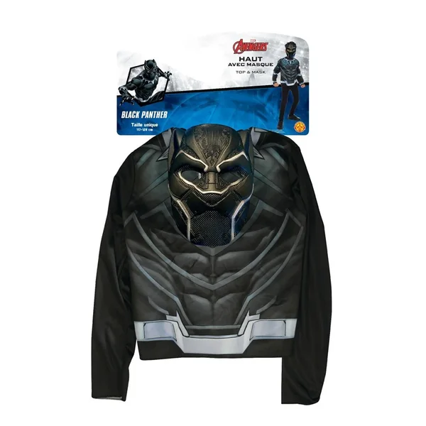 Déguisement Top classique Black Panther + masque 5-8 ans - Rubies