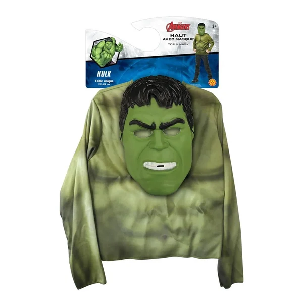 Déguisement Top classique Hulk + masque 5-8 ans - Rubies