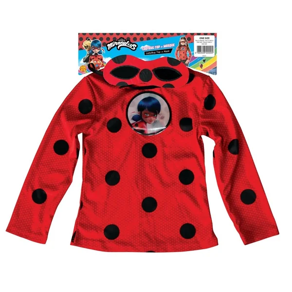 Déguisement Top Miraculous Ladybug + loup 5-8 ans - Rubies