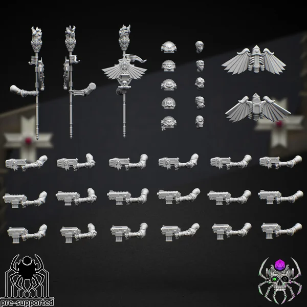 Eight Legs Miniatures – The Widows – Widows Ishim Squad