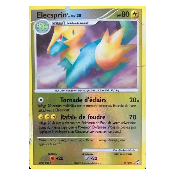 Elecsprint Lv.38 – Trésors Mystérieux – 028/123