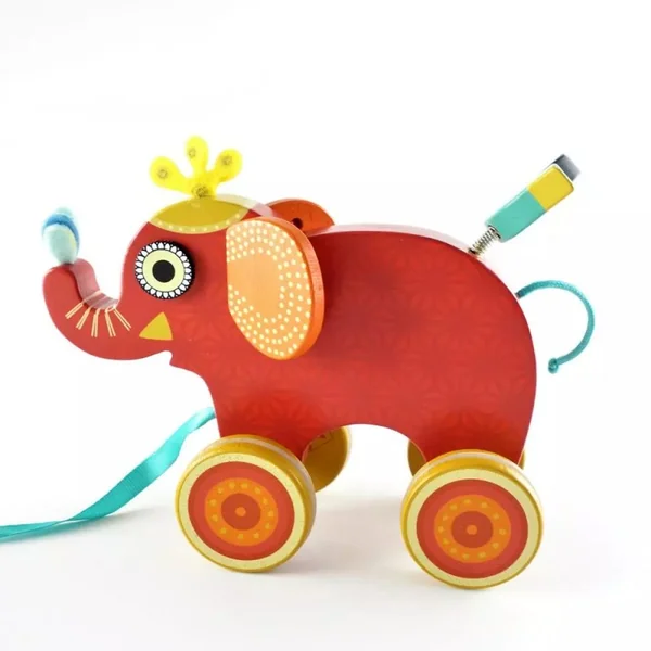 Eléphant à trainer Indy - Djeco