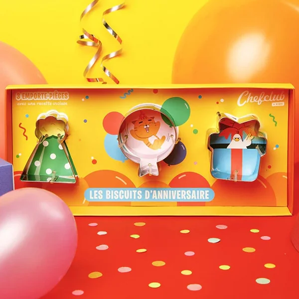 Emporte-pièces les Biscuits d'Anniversaire