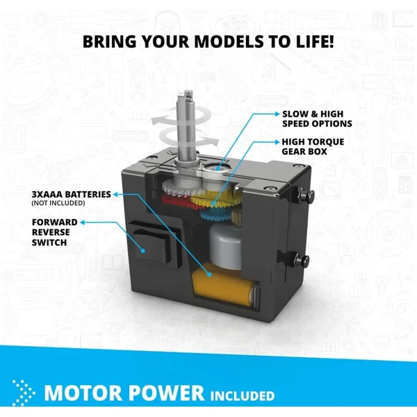 Engino INVENTOR MOTORISÉ hélicoptère avec 10 modèles bonus