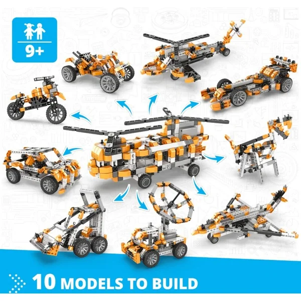 Engino INVENTOR MOTORISÉ hélicoptère avec 10 modèles bonus