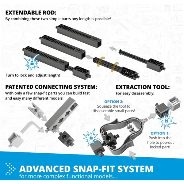 Engino STEM MECHANICS : Leviers et connexions