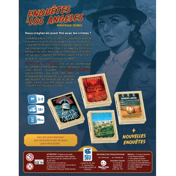 Enquêtes à Los Angeles : Nouveaux Crimes - Extension
