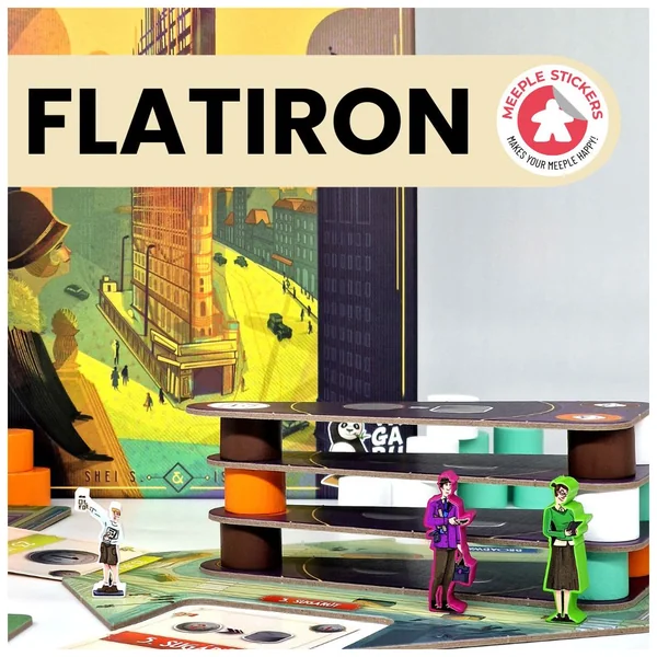 Ensemble d’autocollants pour Flatiron