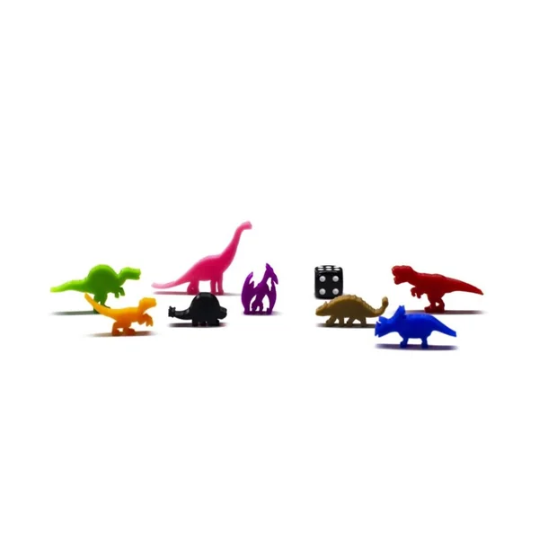 Ensemble de 8 Meeple Dinosaures
