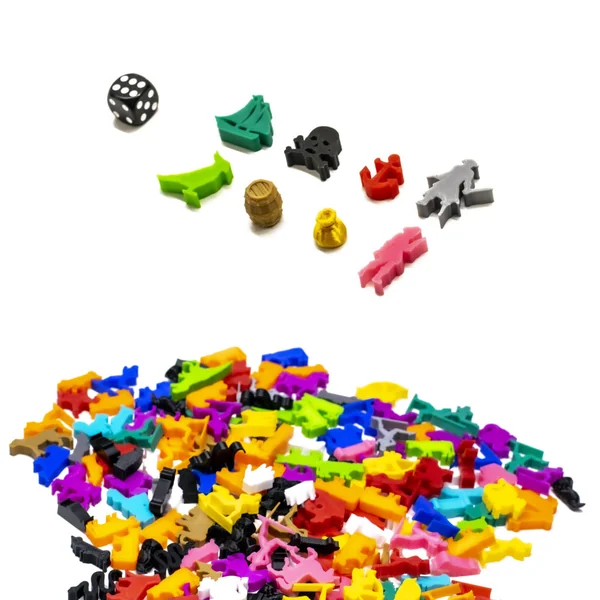 Ensemble de 8 Meeple à thème Pirate