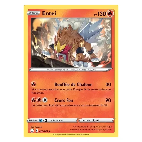 Entei – Styles de Combat – 020/163