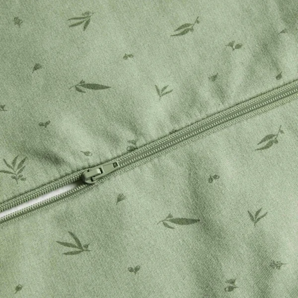 ERGOPOUCH Sac de couchage avec manches en coton biologique Jersey Oatmeal Marle 3-12 m, 6-10 kg, 1