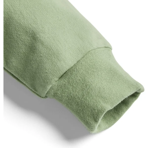 ERGOPOUCH Sac de couchage avec manches en coton biologique Jersey Oatmeal Marle 3-12 m, 6-10 kg, 1