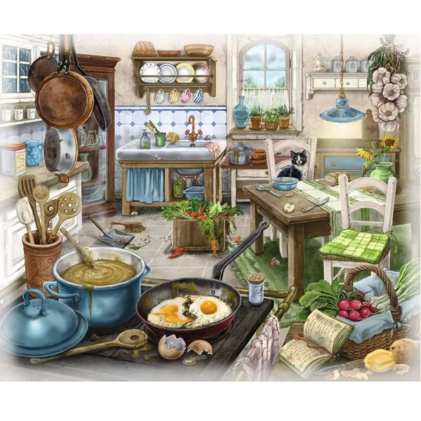 Escape puzzle 99 pcs La cuisine du manoir - Ravensburger