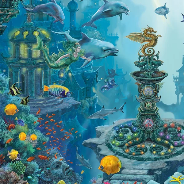 Escape puzzle Kids 368 pièces - Au royaume sous-marin