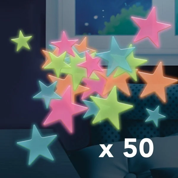 Etoiles 3D multicolores - Buki