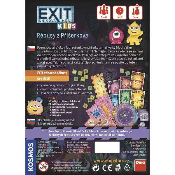 Exit jeu d'évasion pour enfants : Énigmes de Monstropolis