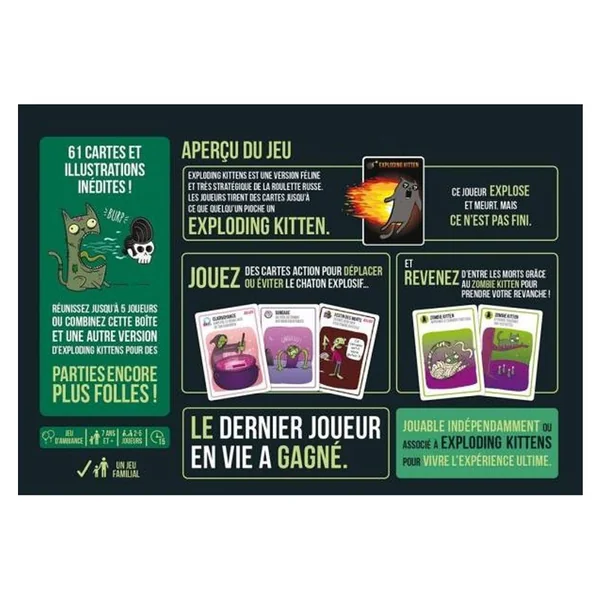 Exploding Kittens : Zombie Kittens