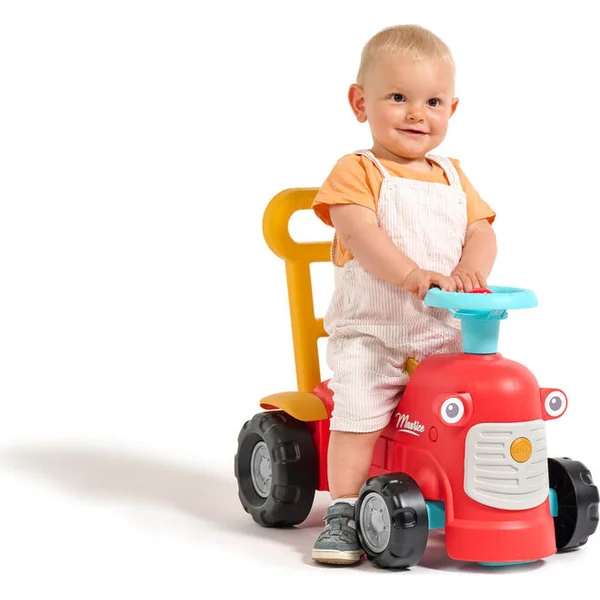 Falk Trottinette et déambulateur 2 en 1 Maurice rouge