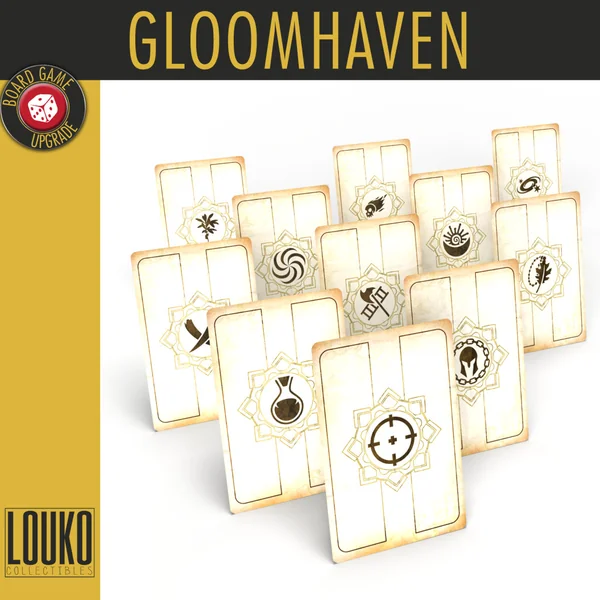 Fiches de personnages réinscriptibles pour Gloomhaven - Les Mâchoires du Lion