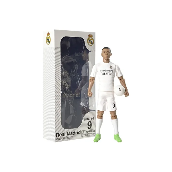 Figurine articulée Kylian Mbappé tenue Real Madrid - Megableu