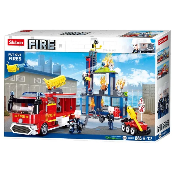 Fire : Centre de formation des pompiers 585 pcs - Sluban
