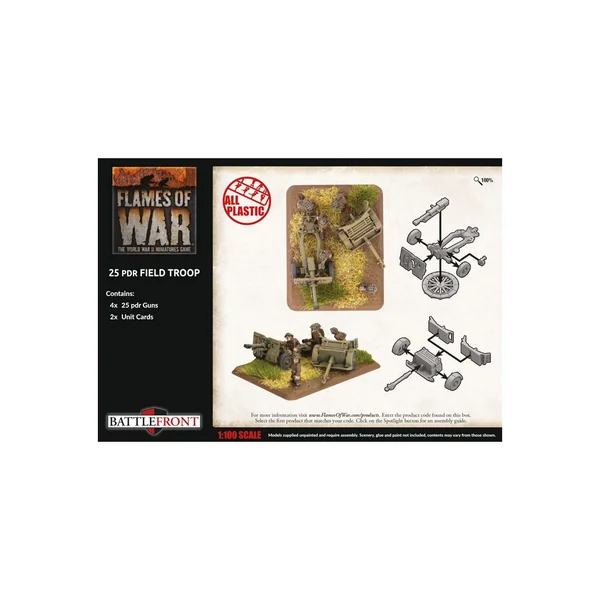 Flames of War - British - 25 pdr Field Troop