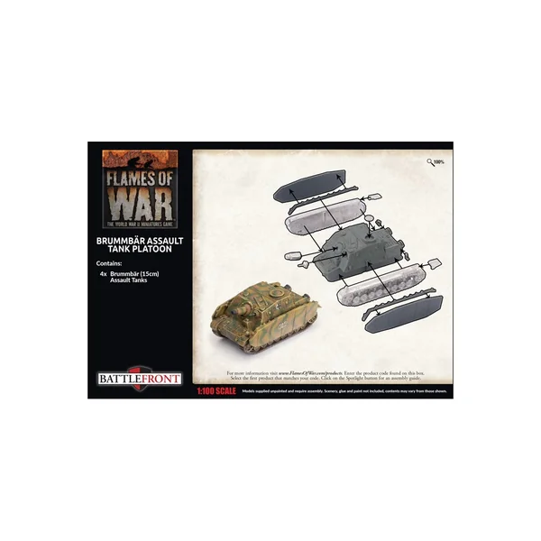 Flames of War - Brummbär Assault Tank Platoon