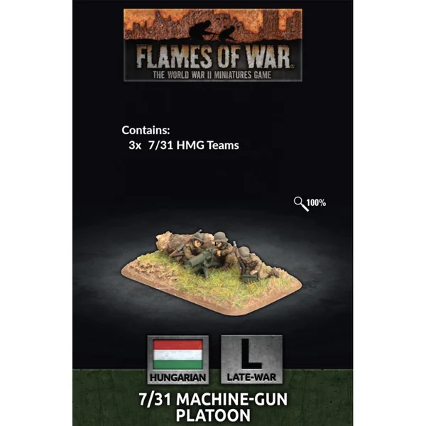 Flames of War - Hungarian 7/31 MG Platoon