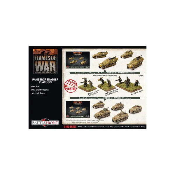 Flames of War - Panzergrenadier Platoon