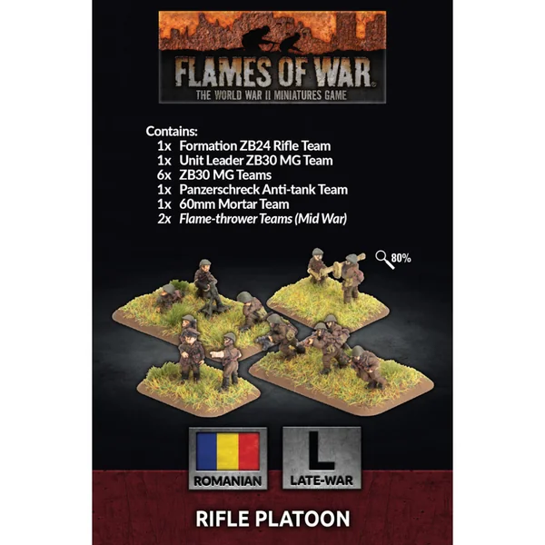 Flames of War - Romanian Rifle Platoon