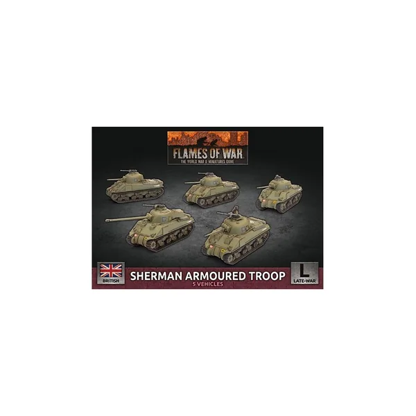 Flames of War - Sherman Armoured Troop