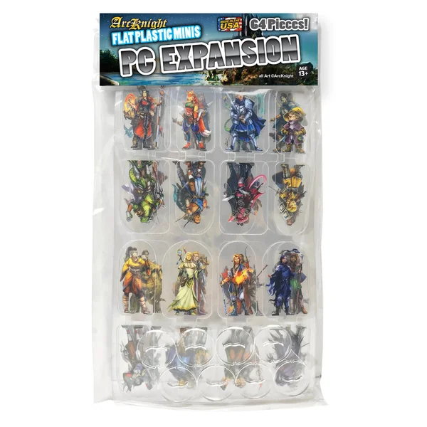 Flat Plastic Miniatures - PC Expansion Pack - 64 pièces