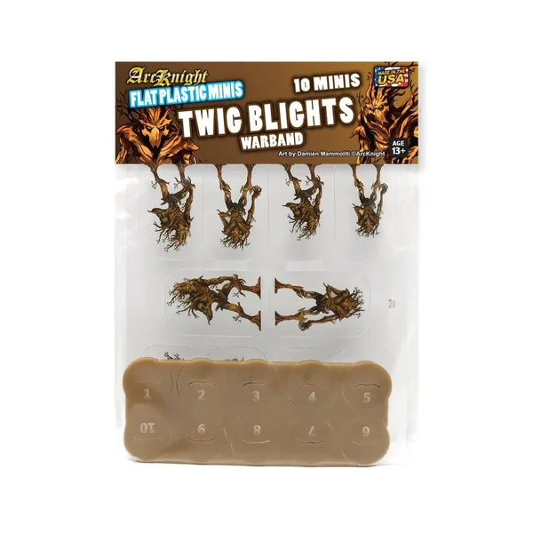 Flat Plastic Miniatures - Twig Blights - 10pc