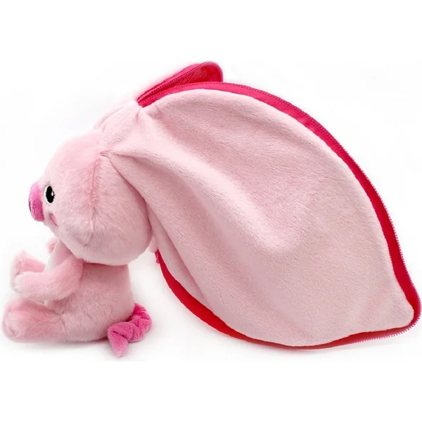 FLIPETZ 2v1 Peluche cochon / radis - Piglet