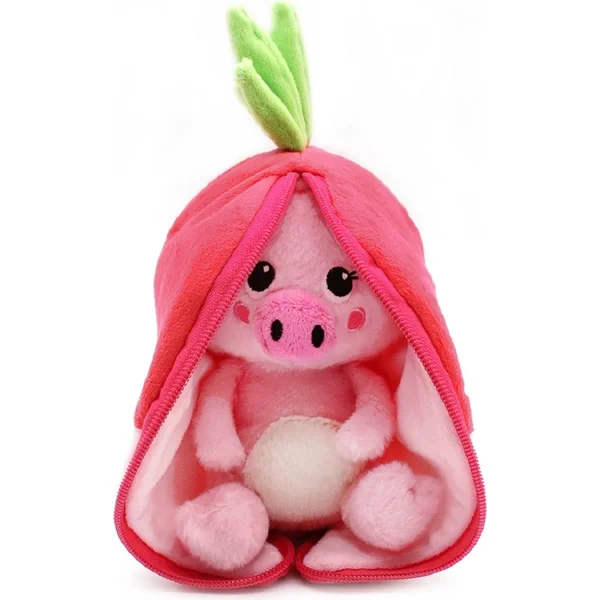 FLIPETZ 2v1 Peluche cochon / radis - Piglet