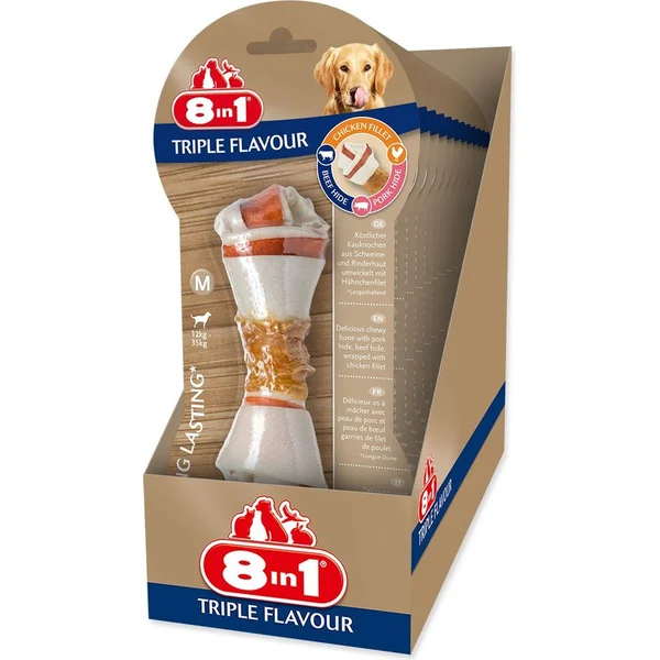 Friandise 8in1 Triple Flavour os à mâcher M