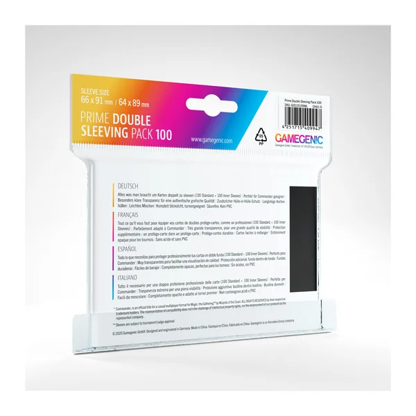 Gamegenic - Prime Double Sleeving Pack 100