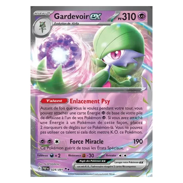 Gardevoir ex – Destinées de Paldea – 029/091