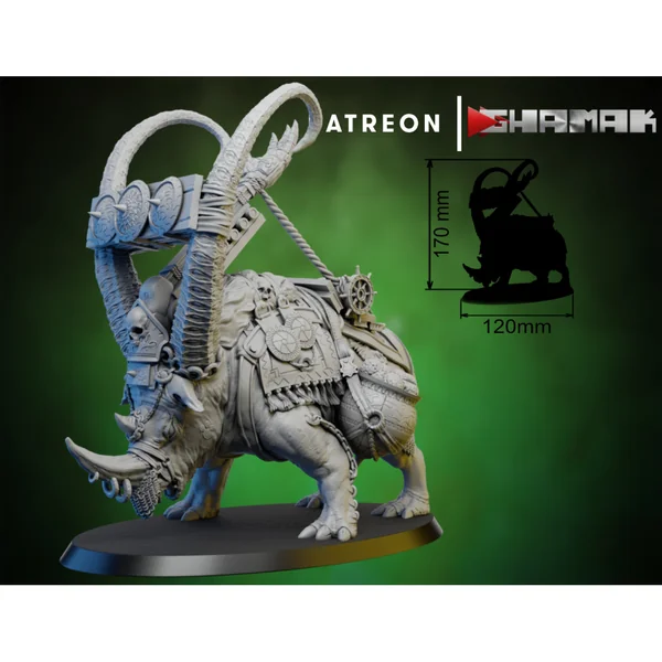 Ghamak - Fantasy - Ogres Persian - Ogre rhino Catapulte