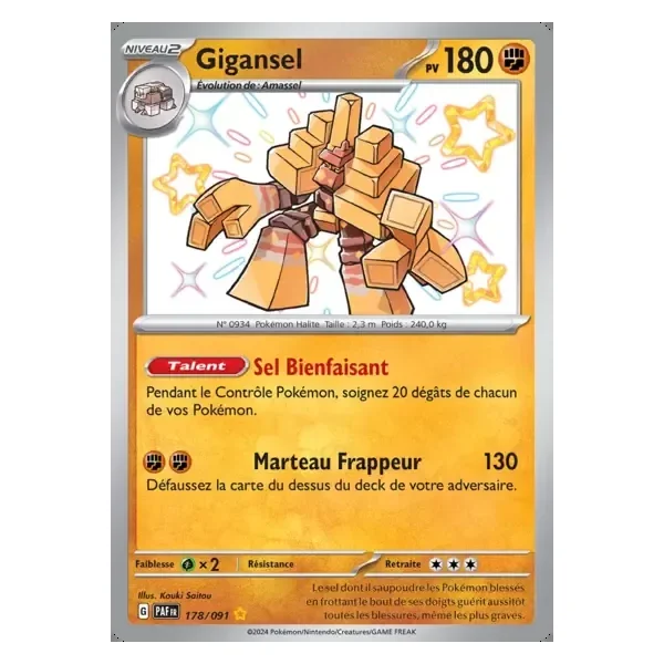 Gigansel – Destinées de Paldea – 178/091