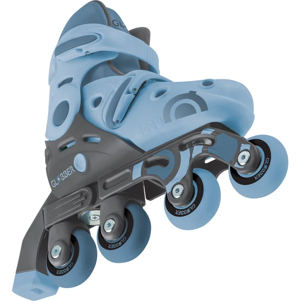Globber patins à roulettes pour enfants 2 en 1 taille 30-33 - Ash Blue