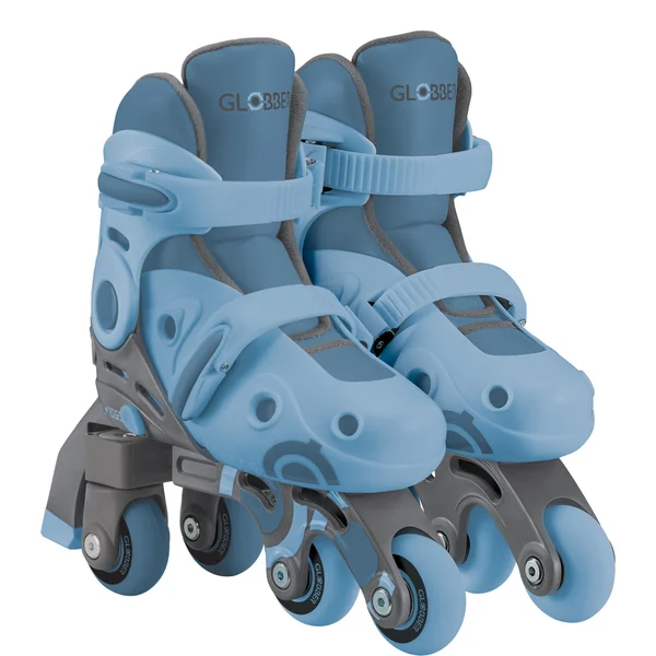 Globber patins à roulettes pour enfants 2 en 1 taille 30-33 - Ash Blue