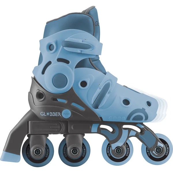 Globber patins à roulettes pour enfants 2 en 1 taille 30-33 - Ash Blue
