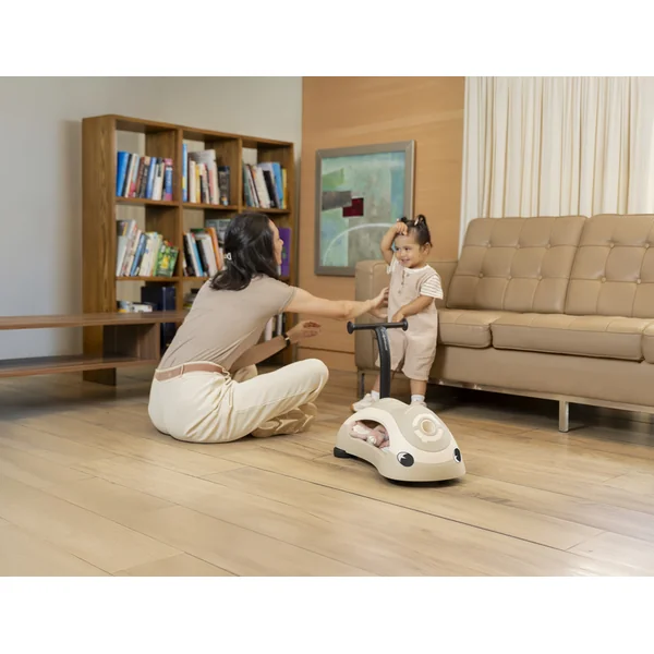 Globber Trotteur 2 en 1 WALK N'ROLL Ecologic Coconut