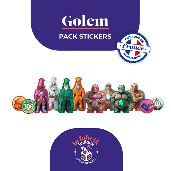 Golem - Pack de stickers