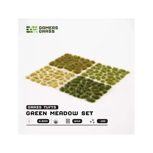 Grass Tuft - Set : Green Meadow - Gamers Grass